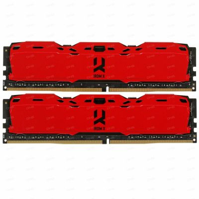 Лот: 17170327. Фото: 1. 16Gb (2x8Gb) DDR4 Goodram Iridium... Оперативная память