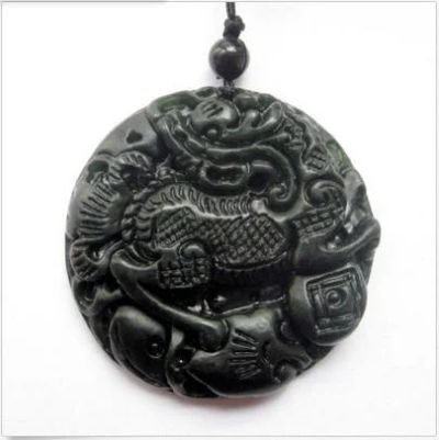 Лот: 3657911. Фото: 1. амулет Цилинь Китай Black Green... Другое (коллекционирование, моделизм)