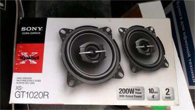 Лот: 7862174. Фото: 1. Автомобильные колонки Sony XS-GT1020R. Акустика автомобильная