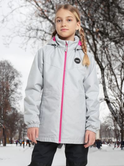 Лот: 22434514. Фото: 1. Куртка утепленная для девочек... Легкие куртки, толстовки