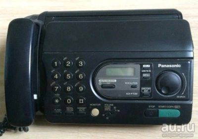 Лот: 13242914. Фото: 1. Факс Panasonic KX-FT33 черный. Факсы, автоответчики