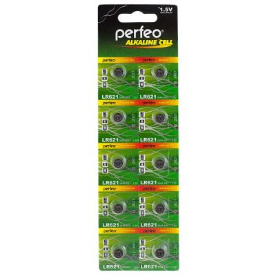 Лот: 24387374. Фото: 1. Батарейка Perfeo AG1 LR621 17696. Батарейки, аккумуляторы, элементы питания
