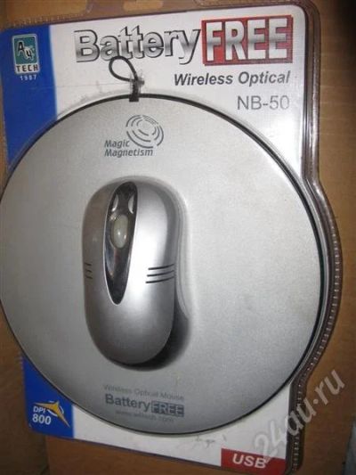 Лот: 521712. Фото: 1. A4Tech NB-50 Silver USB Работает... Клавиатуры и мыши