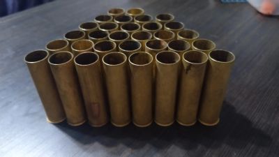 Лот: 25739090. Фото: 1. Гильзы латунные 16 калибр. Патроны
