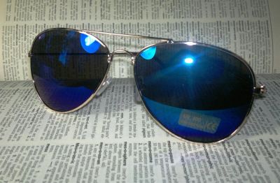 Лот: 3119579. Фото: 1. Очки Авиаторы (Aviator) фиолетовые. Очки солнцезащитные