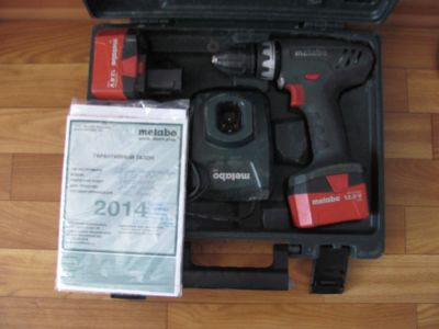 Лот: 5400502. Фото: 1. Шуруповерт Metabo BS 12 NiCd неисправен... Электроинструмент