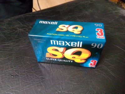 Лот: 8108014. Фото: 1. Кассеты maxell (тип хром) 3шт... Аудиозаписи