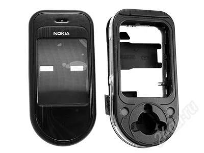Лот: 1730806. Фото: 1. Корпус Nokia 7370 (черный). Корпуса, клавиатуры, кнопки
