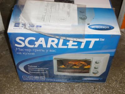 Лот: 9852387. Фото: 1. Духовка Scarlett. Микроволновки, мини-печи