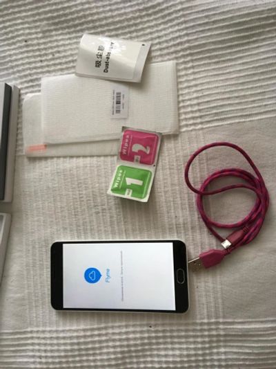 Лот: 10919190. Фото: 1. Meizu M2 Note (Б/У, белый, 5.5... Смартфоны