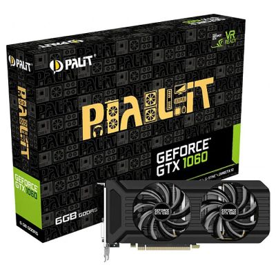 Лот: 12235657. Фото: 1. Palit GeForce GTX 1060 Dual 6GB. Видеокарты