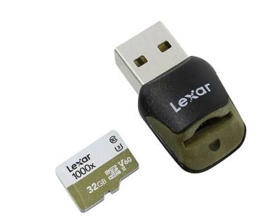 Лот: 20877868. Фото: 1. Карта памяти MicroSDHC Lexar... Карты памяти