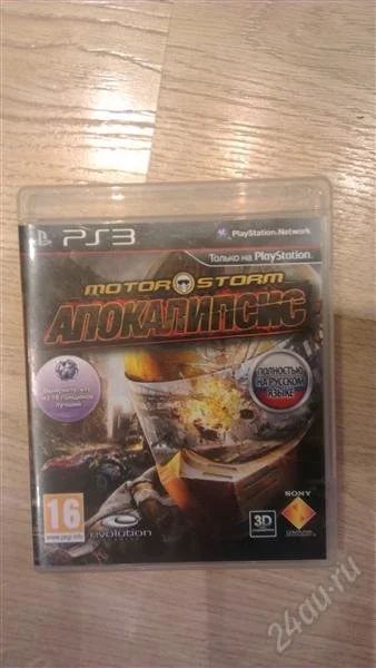 Лот: 2222793. Фото: 1. диск ps3 motorstorm апокалипсис. Игры для консолей