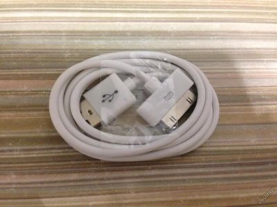 Лот: 6093632. Фото: 1. USB кабель для iPhone 4/4s. Зарядные устройства, блоки питания, адаптеры сетевые для смартфонов