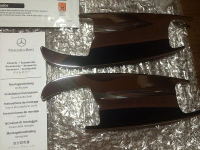 Лот: 5863051. Фото: 1. Хромированные накладки под дверные... Кузов