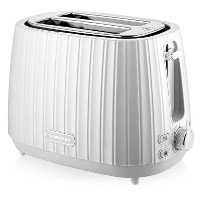 Лот: 24517727. Фото: 1. Тостер Brayer BR2104WH. Кухонная