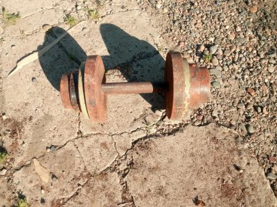 Лот: 13986229. Фото: 1. Гантеля. Гантели