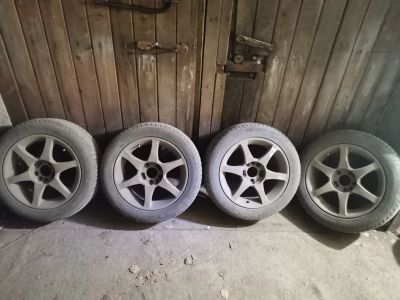 Лот: 17029007. Фото: 1. Резина Michelin 205 55 16 на дисках. Шины на дисках