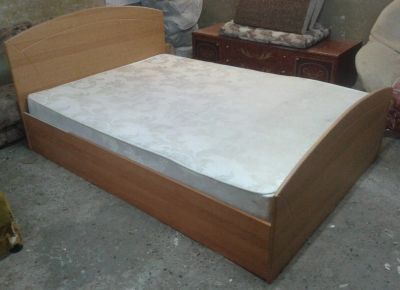 Лот: 8640504. Фото: 1. Двуспальная кровать с ортопедическим... Кровати