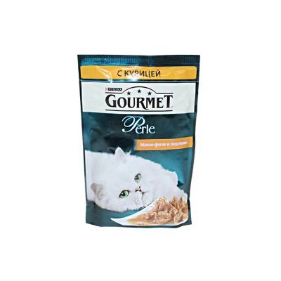 Лот: 10399040. Фото: 1. Корм Gourmet Perle Для Кошек Мини-филе... Корма