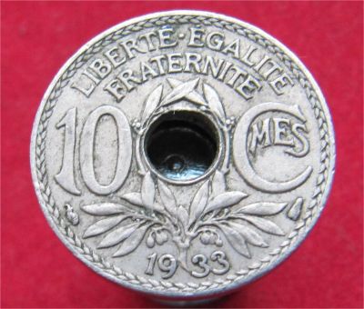 Лот: 10644750. Фото: 1. Иностранная монетка №17985 (Франция... Остальные страны
