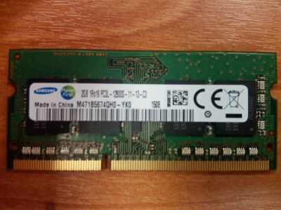 Лот: 6898264. Фото: 1. DDR 3 Samsung 2gb 1rx16 pc3l-12800-11-13-c3. Оперативная память