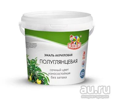 Лот: 19804308. Фото: 1. Краска эмаль акриловая полуглянцевая... Разное