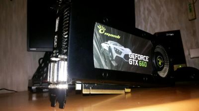 Лот: 7139631. Фото: 1. Видеокарта Manli GeForce GTX 660... Видеокарты
