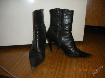 Лот: 1124421. Фото: 1. Сапоги зимние нат.кожа, нат. мех. Сапоги