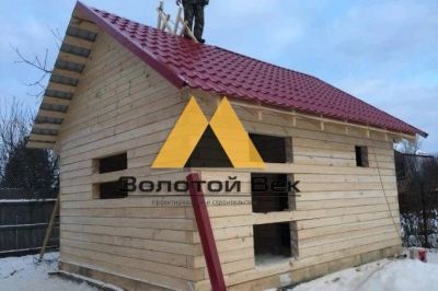 Лот: 14986301. Фото: 1. Баня 4х6 из строганного бруса... Срубы, бани, дома