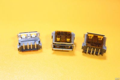 Лот: 17453329. Фото: 1. Разъем USB US-052, черный USB2... Разъёмы
