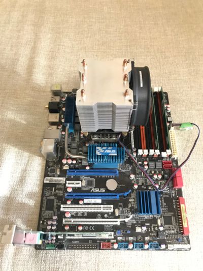 Лот: 14622145. Фото: 1. Материнская плата ASUS P6T SE... Материнские платы