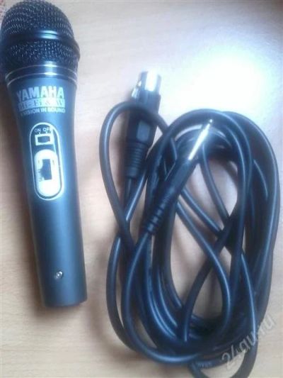 Лот: 2051323. Фото: 1. Professional karaoke YAMAHA микрофон-проводной. Студийные микрофоны, радиомикрофоны и радиосистемы
