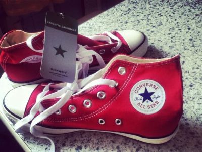 Лот: 3591054. Фото: 1. Конверсы all star красные размер... Другое (мужская обувь)