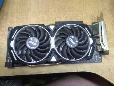 Лот: 25783252. Фото: 1. Rx 580 8gb armour oc. Видеокарты