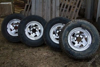 Лот: 2790811. Фото: 1. Комплект диски+шины 265/70 r16... Шины на дисках