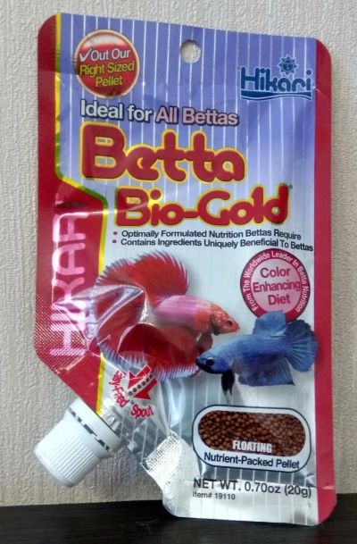Лот: 11153836. Фото: 1. Hikari Betta Bio-Gold (20 г.). Корма