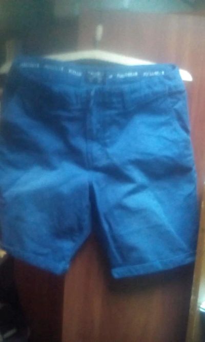 Лот: 7123072. Фото: 1. шорты темно-синие,,PULL&Bear... Брюки, джинсы, шорты