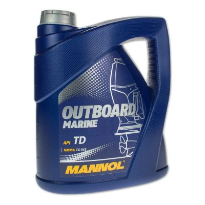 Лот: 14492591. Фото: 1. MANNOL Outboard Marine (4л.) NMMA... Масла, жидкости