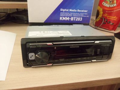 Лот: 15104564. Фото: 1. куплю магнитолу Kenwood KMM-BT203... Автомагнитолы