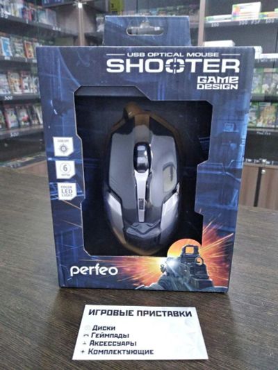 Лот: 16409561. Фото: 1. Игровая мышь PF-1709-GM Shooter. Клавиатуры и мыши