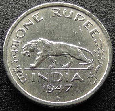 Лот: 11542546. Фото: 1. Британская Индия монета 1 рупия... Азия