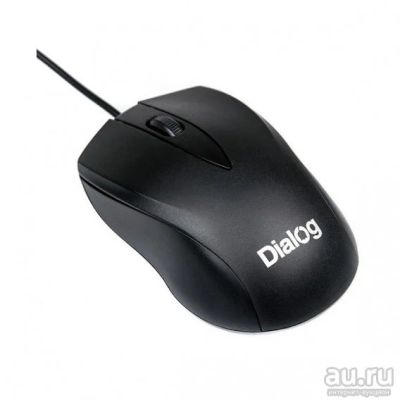 Лот: 16082695. Фото: 1. Мышь Dialog MОС-15U USB, черная... Клавиатуры и мыши