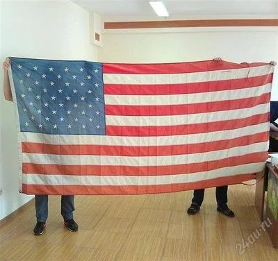 Лот: 2671532. Фото: 1. Американский флаг с капитолийского... Другое (военная атрибутика)
