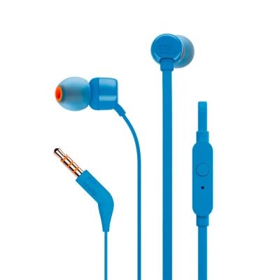 Лот: 24547769. Фото: 1. Наушники JBL T110 Blue (JBLT110BLU... Наушники, гарнитуры
