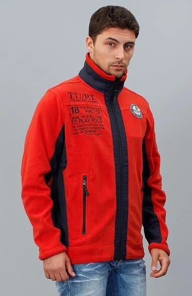 Лот: 2979622. Фото: 1. Tom Tailor Premium мужская флисовая... Верхняя одежда