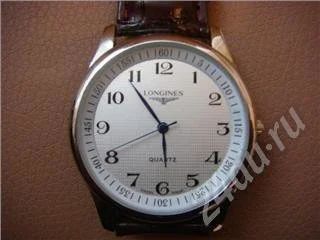 Лот: 374592. Фото: 1. Часы Longines на кожаном ремешке... Красноярск
