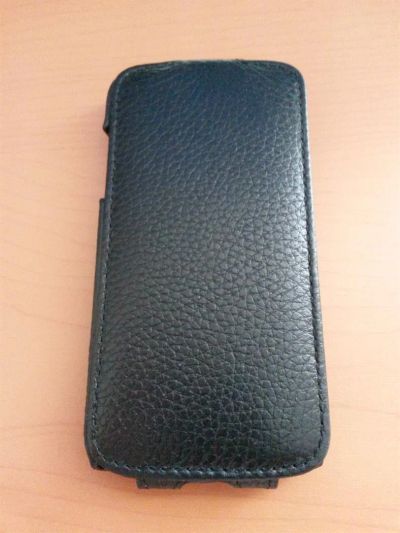 Лот: 3875587. Фото: 1. Продам кожаный чехол на Samsung... Чехлы, бамперы