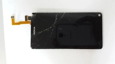 Лот: 3301952. Фото: 1. Разбитый дисплей Nokia N9. Смартфоны