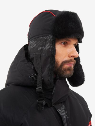 Лот: 24399138. Фото: 1. Шапка-ушанка зимняя мужская Huntsman... Зимняя спортивная одежда